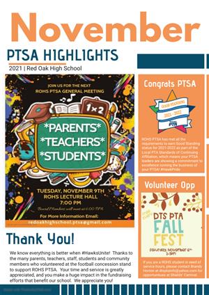 PTSA Nov News